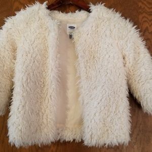Girls Fuzzy Fleece Jacket